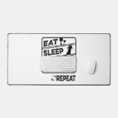 Schijf Golf Eat Sleep Herhalen Bureaumat (Keyboard & Muis)