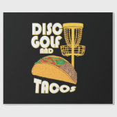 Schijf Golf en Tacos Cadeaupapier (Vlak)