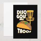 Schijf Golf en Tacos Kaart (Voorkant / Achterkant)