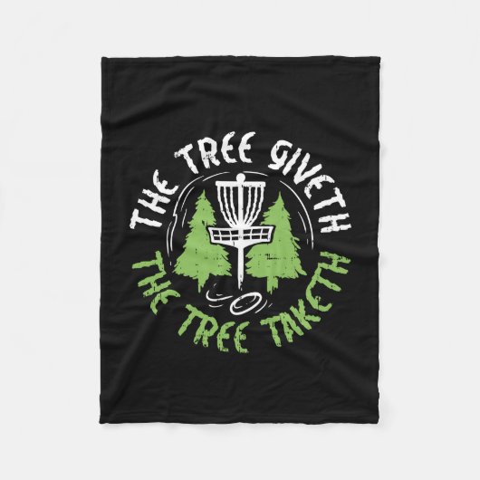 Schijf Golf Fleece Deken (Voorkant)