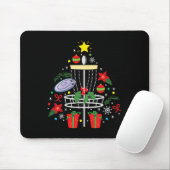 Schijf Golf Frisbee-kerstsierboom Funny Gi Muismat (Met muis)