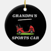 Schijf Golf Frisbee-kerstsierboom Funny Keramisch Ornament (Achterkant)