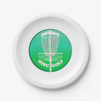 Schijf Golf Frisbee Net Papieren Bordje
