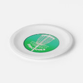 Schijf Golf Frisbee Net Papieren Bordje (Gekanteld)