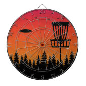  schijf Golf Frisbee Player Retro Dartbord (Voorkant)