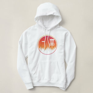  schijf Golf Frisbee Player Retro Hoodie