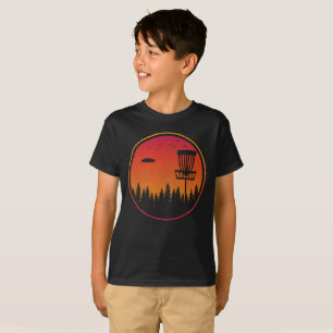 schijf Golf Frisbee Player Retro T-shirt