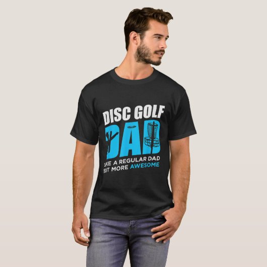 Schijf Golf  Funny Diskulfing Dad Lover T-shirt (Voorkant volledig)