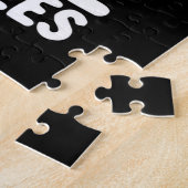 Schijf Golf geeft altijd de schuld aan de bomen Legpuzzel (Zijkant)