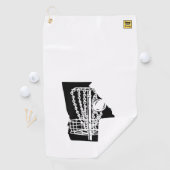 Schijf golf Georgia - handdoek voor je discgolf ta (Insitu)