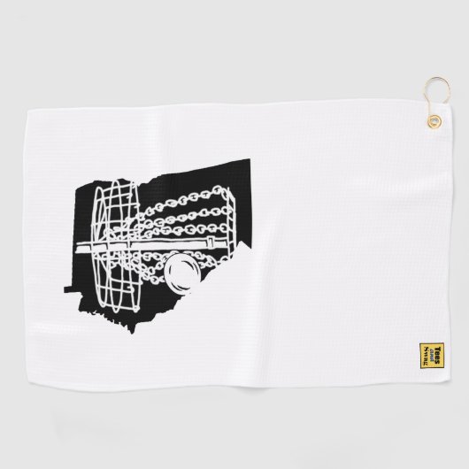 Schijf golf Georgia - handdoek voor je discgolf ta (Horizontaal)