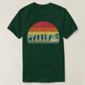  schijf Golf Gift Retro Evolution Disk Golf T-shirt (Design voorkant)