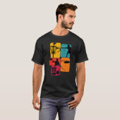 Schijf Golf Golf Retro T-shirt (Voorkant volledig)