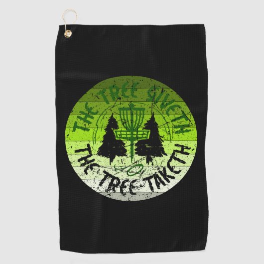 Schijf Golf Golfhanddoek (Voorkant)