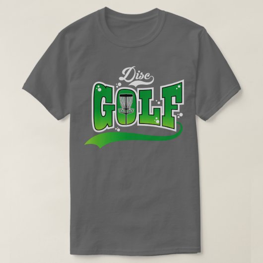Schijf Golf Groen T-shirt (Design voorkant)