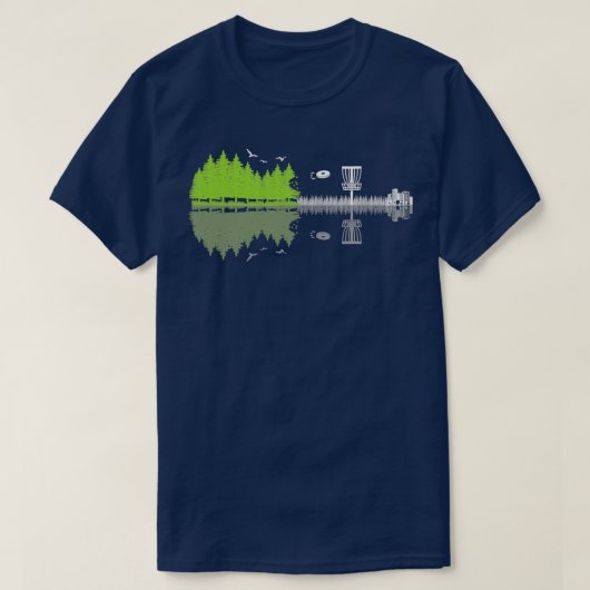 Schijf Golf Guitarist Player Lover 2 T-shirt (Design voorkant)