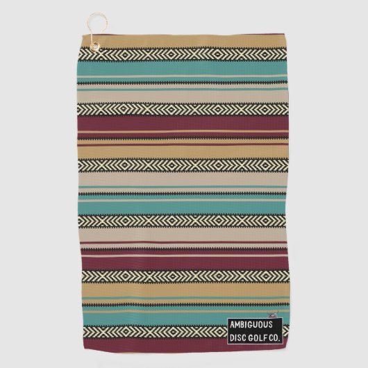 Schijf-Golf-handdoek met clip Golfhanddoek (Voorkant)