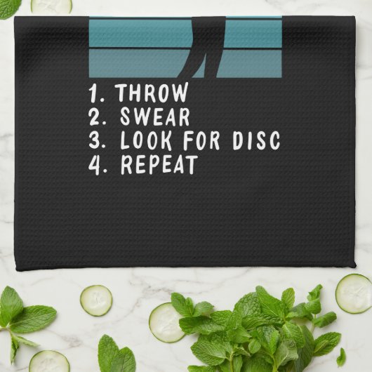 Schijf Golf - hoe u het schijfgolf afspeelt Theedoek (Gevouwen)