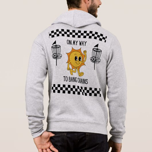 Schijf Golf Hoodie (Achterkant)
