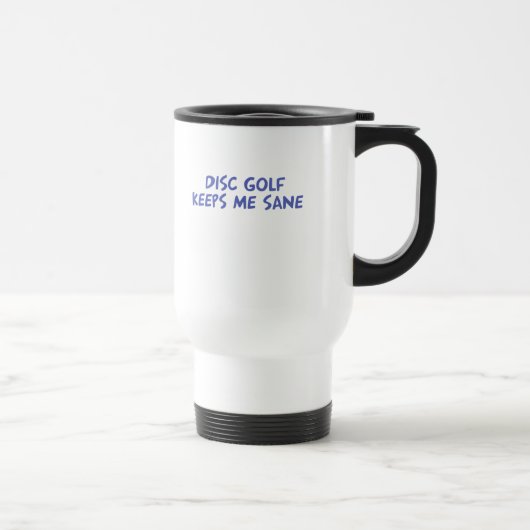 Schijf Golf houdt me gezond Reisbeker (Rechts)