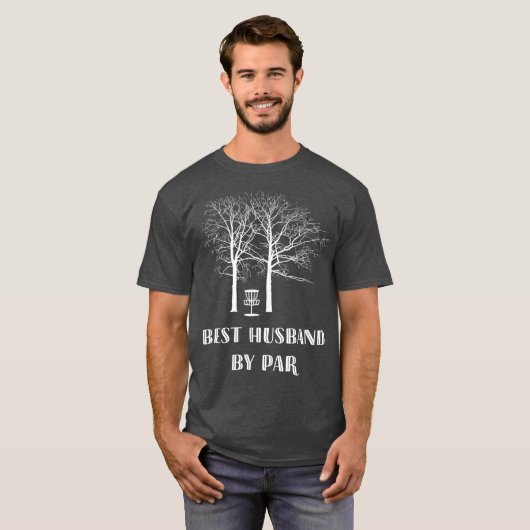 Schijf Golf Husband Best Husband by Par T-shirt (Voorkant volledig)