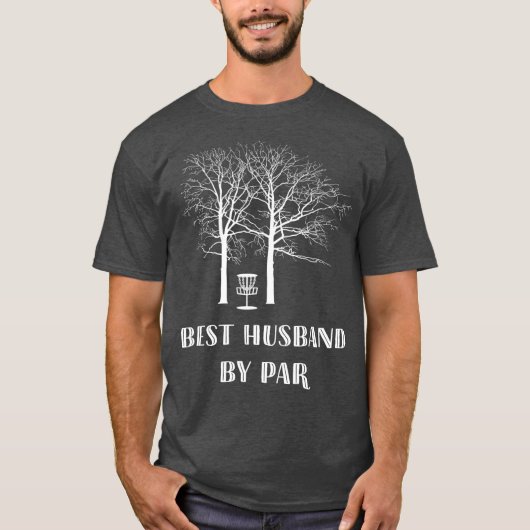 Schijf Golf Husband Best Husband by Par T-shirt (Voorkant)