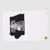 Schijf golf Iowa - handdoek voor je discgolf tas (Horizontaal)