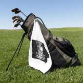 Schijf golf Iowa - handdoek voor je discgolf tas (Groen)