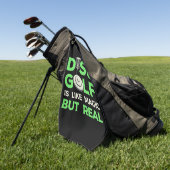 Schijf Golf is als magisch maar echt Golfhanddoek (Groen)