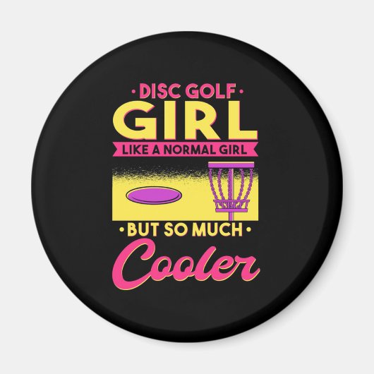 Schijf Golf is cool Magneet (Voorkant)