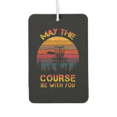 Schijf Golf kan de cursus bij u Frolf zijn Luchtverfrisser (Voorkant)