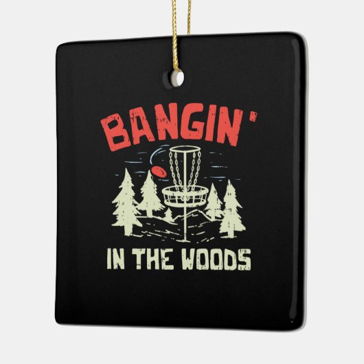 Schijf Golf Keramisch Ornament (Links)