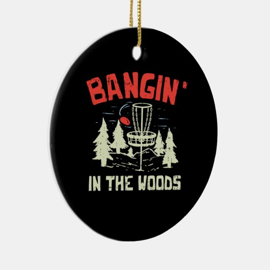 Schijf Golf Keramisch Ornament (Rechts)