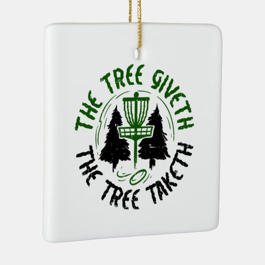 Schijf Golf Keramisch Ornament (Rechts)