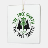 Schijf Golf Keramisch Ornament (Links)