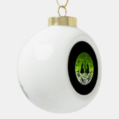 Schijf Golf Keramische Bal Ornament (Links)