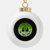 Schijf Golf Keramische Bal Ornament (Voorkant)