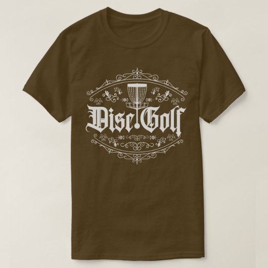 Schijf Golf Klassieke Ketting T-shirt (Design voorkant)