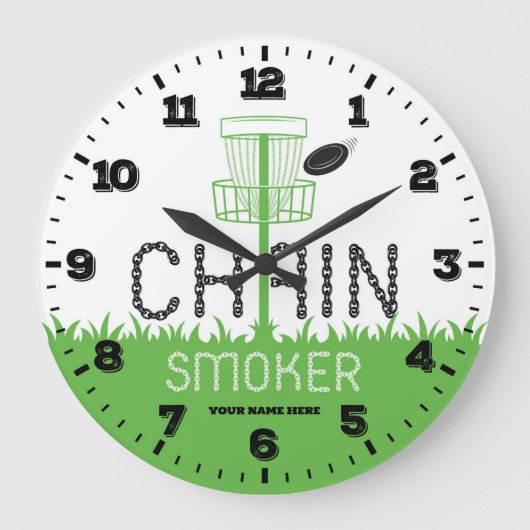 Schijf Golf klok (Voorkant)