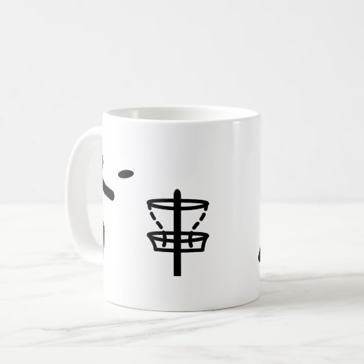 Schijf Golf Koffiemok (Voorkant links)