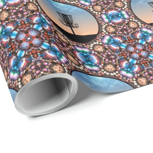 Schijf Golf mandje Cadeaupapier (Rol Hoek)