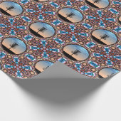 Schijf Golf mandje Cadeaupapier (Hoek)