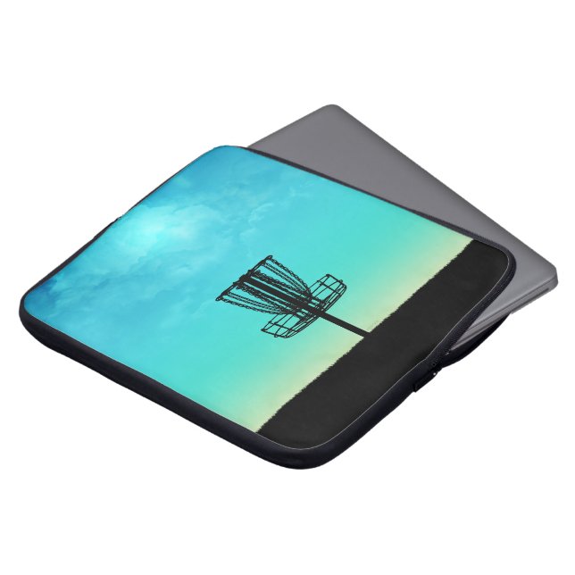 Schijf Golf mandje Laptop Sleeve (Voorkant top)