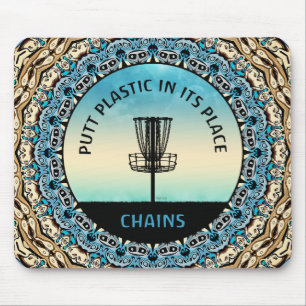 Schijf-Golf-mandje Muismat