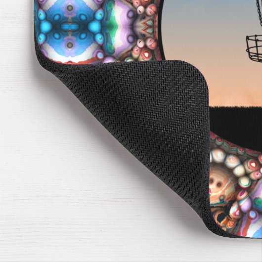 Schijf-Golf-mandje Muismat (Hoek)