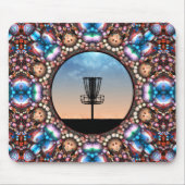 Schijf-Golf-mandje Muismat (Voorkant)