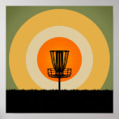 Schijf-Golf-mandje Poster (Voorkant)