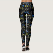 Schijf Golf-mandjes Leggings (Achterkant)