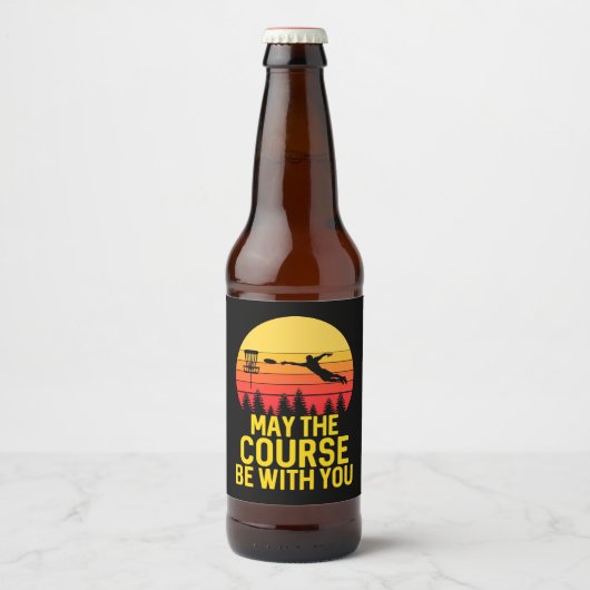 Schijf Golf met jou Bier Etiket (Voorkant)