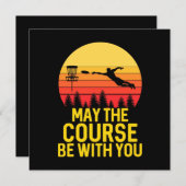 Schijf Golf met jou Feestdagenkaart (Voorkant / Achterkant)